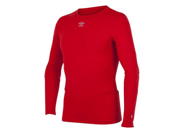 UMBRO Vulcan Underw Top jr Rød 128 Teknisk kompresjonstrøye i klubbfarger 